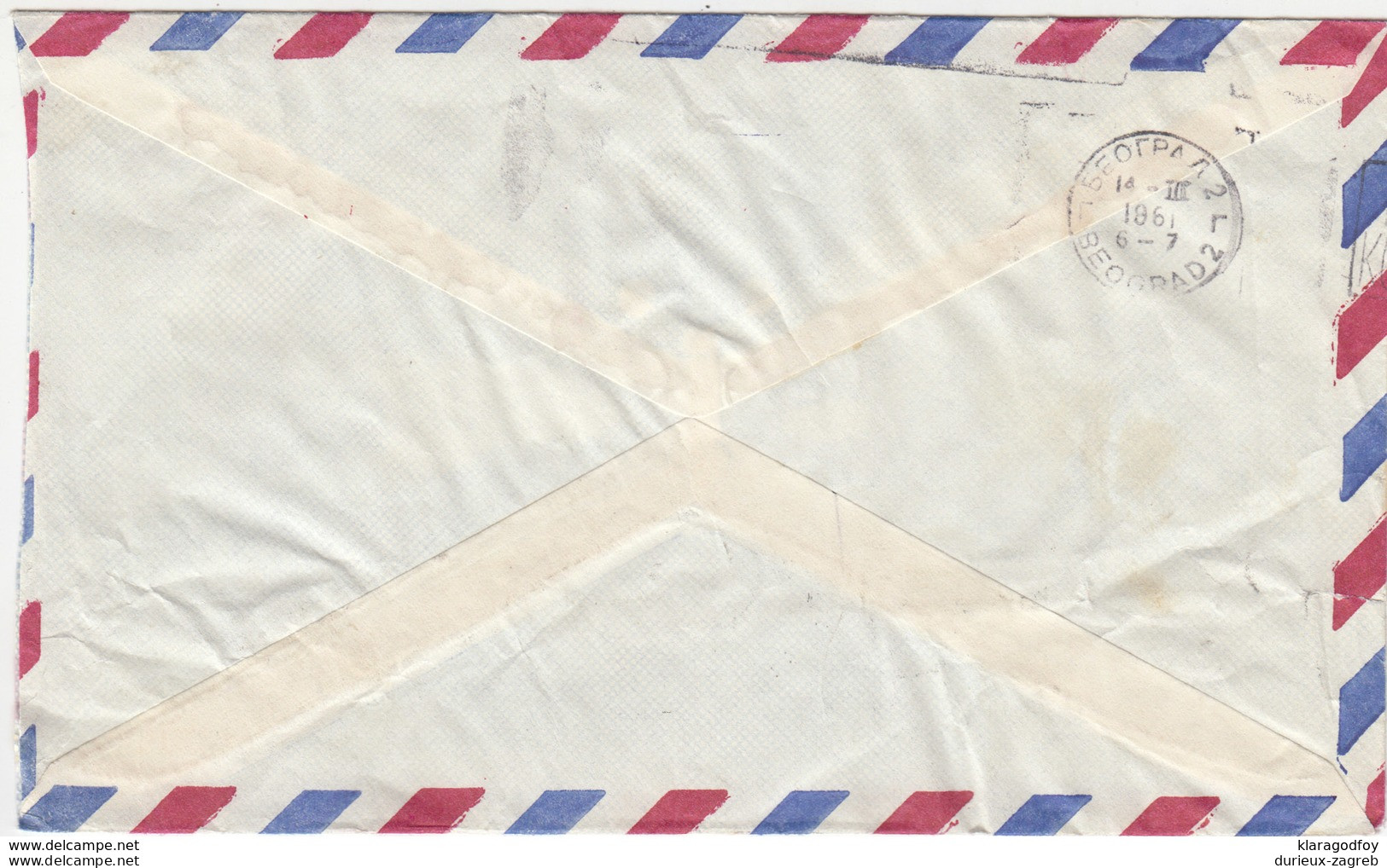 Turkey, Airmail Letter Cover Travelled 1961 B170330 - Cartas & Documentos