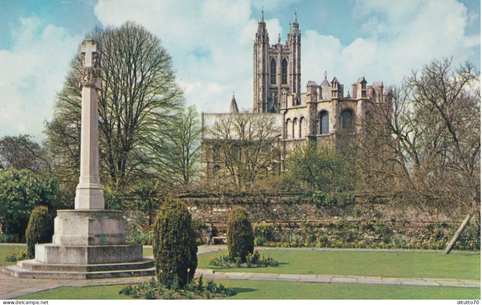 Canterbury Cathedral - Memorial Gardens - Formato Piccolo Non Viaggiata – FE390 - Autres & Non Classés