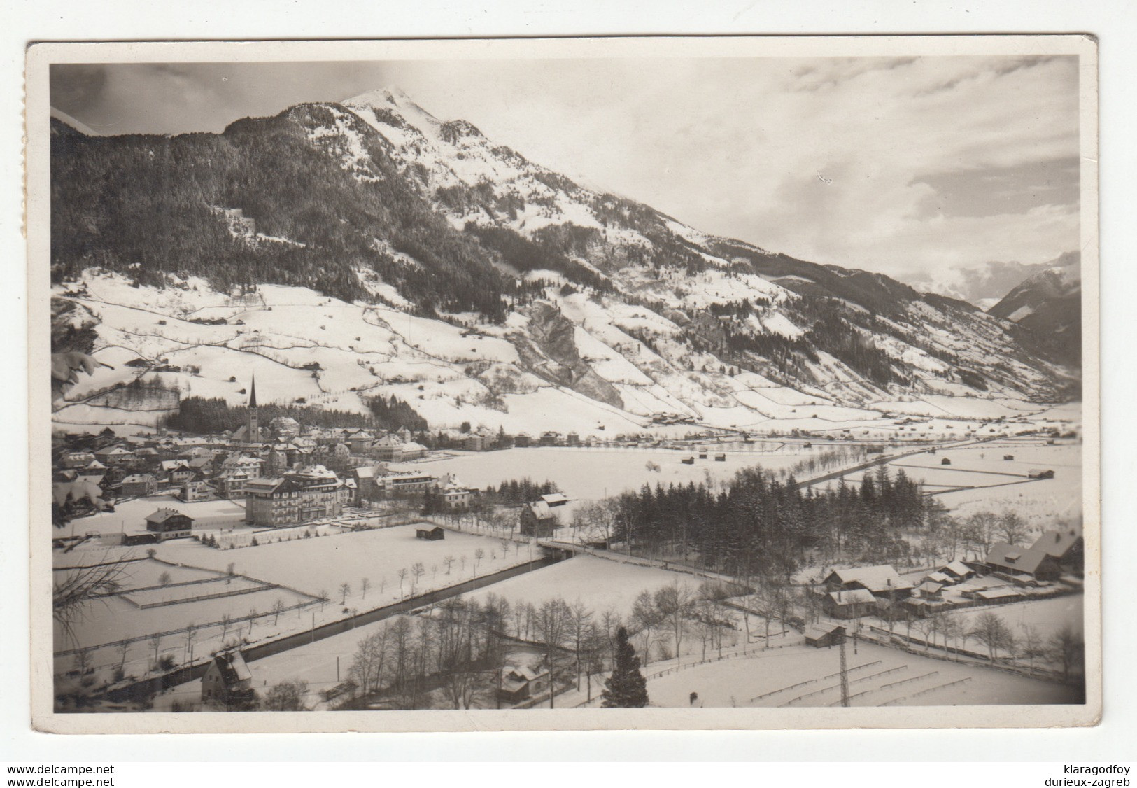 Bad Hofgastein Old Postcard Travelled 1938 B181115 - Bad Hofgastein