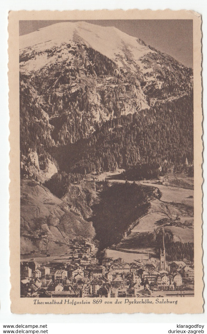 Thermalbad Hofgastein Old Postcard Travelled 1948 B181115 - Bad Hofgastein