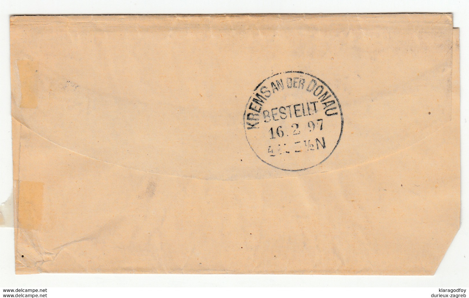 US Postal Stationery Newspaper Wraper Travelled 1897 To Austria B180508 - ...-1900