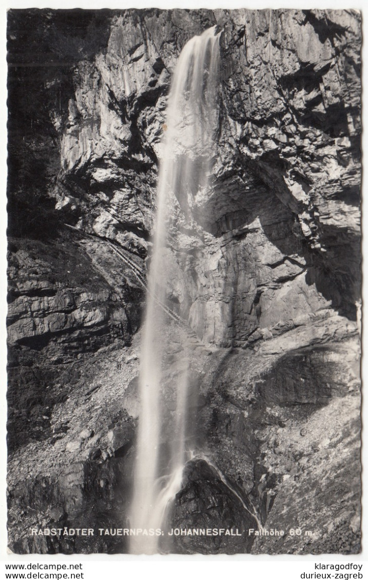 Radstädter Tauernpass, Johannesfall Old Postcard Unused B190401 - Radstadt