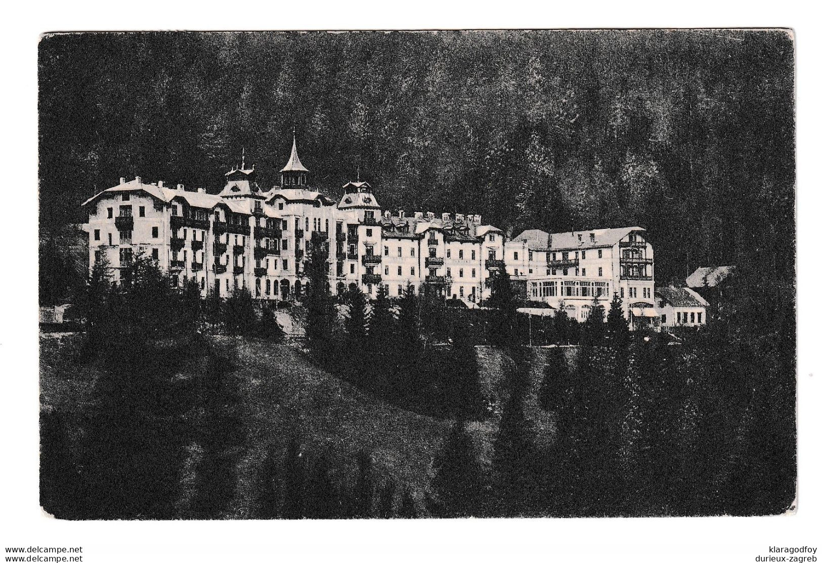 Semmering, Hotel Panhans Old Postcard Posted 1908 Semmering To Zagreb B210220 - Semmering