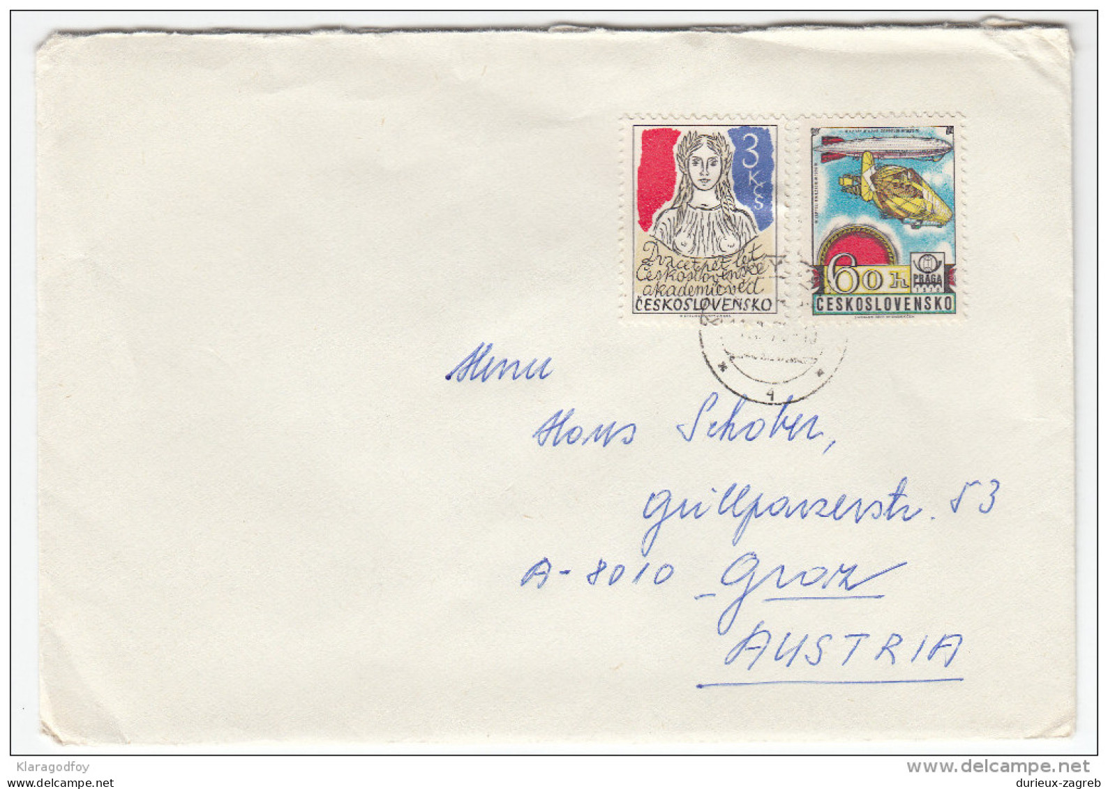 Space Stamps Travelled 1978 Czechoslovakia To Austria Bb160429 - Other & Unclassified