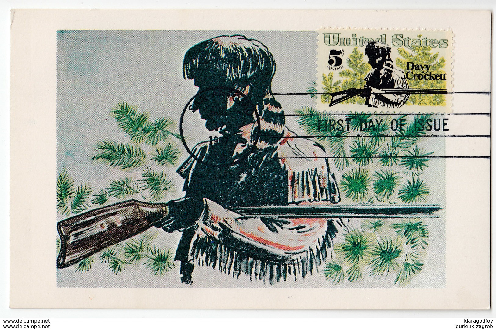 Davy Crockett MC 1967 Bb170325 - Maximum Cards