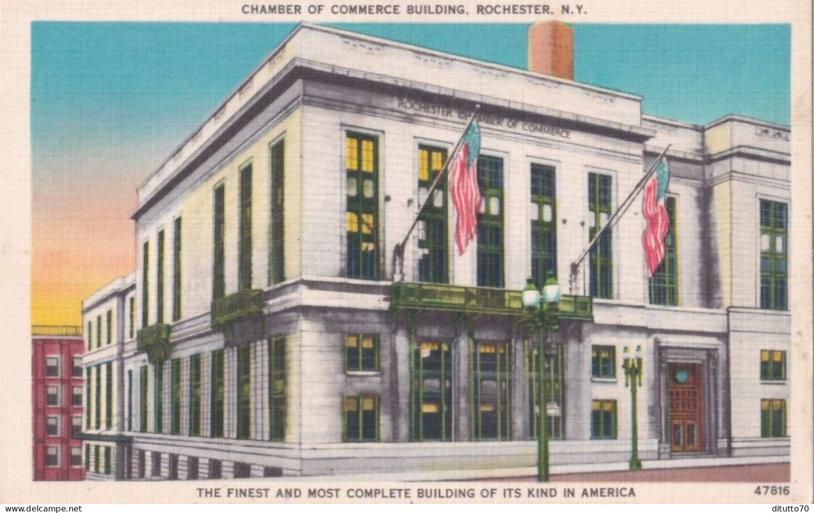 Chamber Of Commerce Building - Rochester - New York - The Finest And Most Complete Builing Of Its Kind In America -  For - Empire State Building