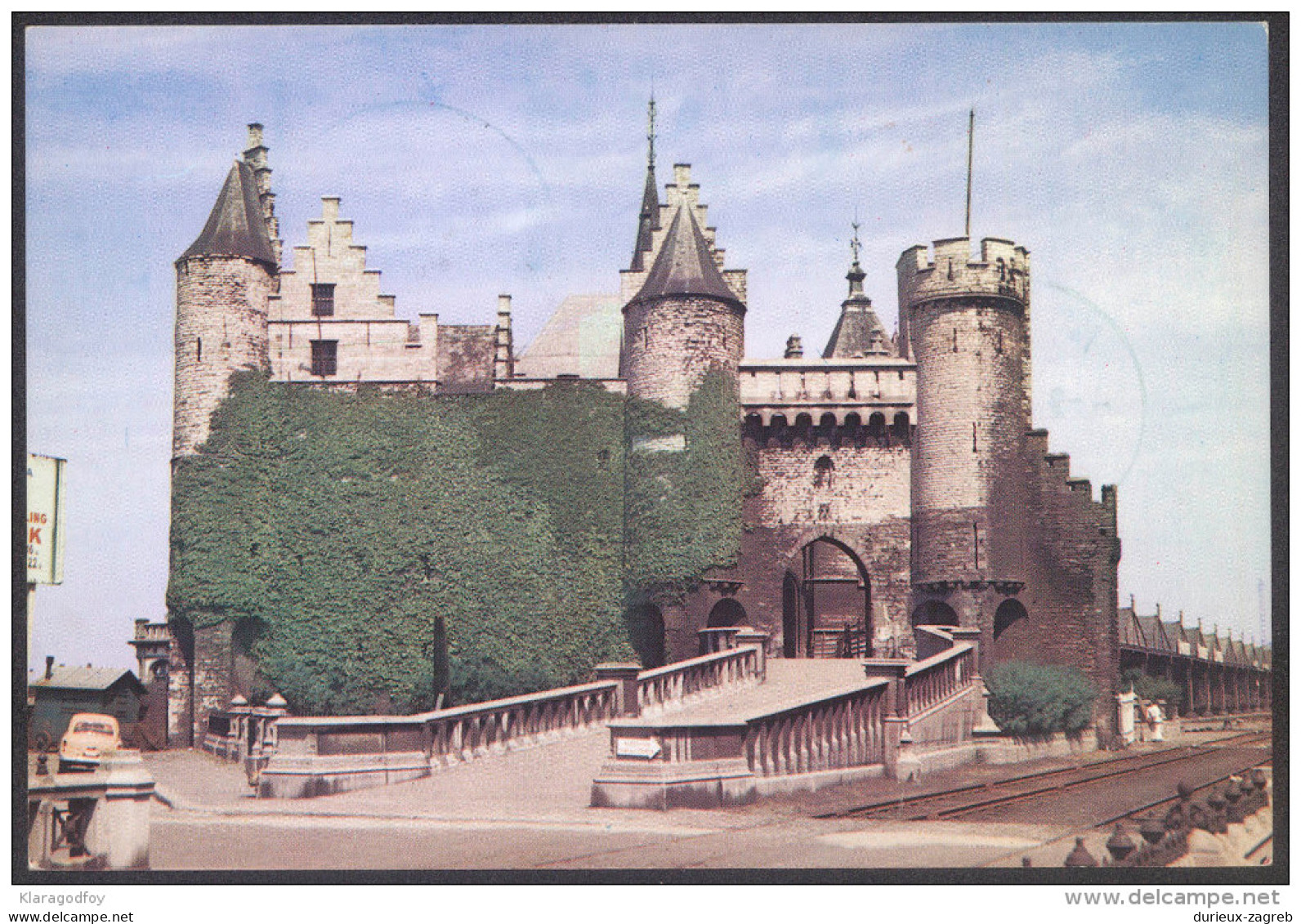 Esperanto Belgium 1963 Leuven Congress Special Postmarks On Postcard Antwerp Bb150916 - Esperanto