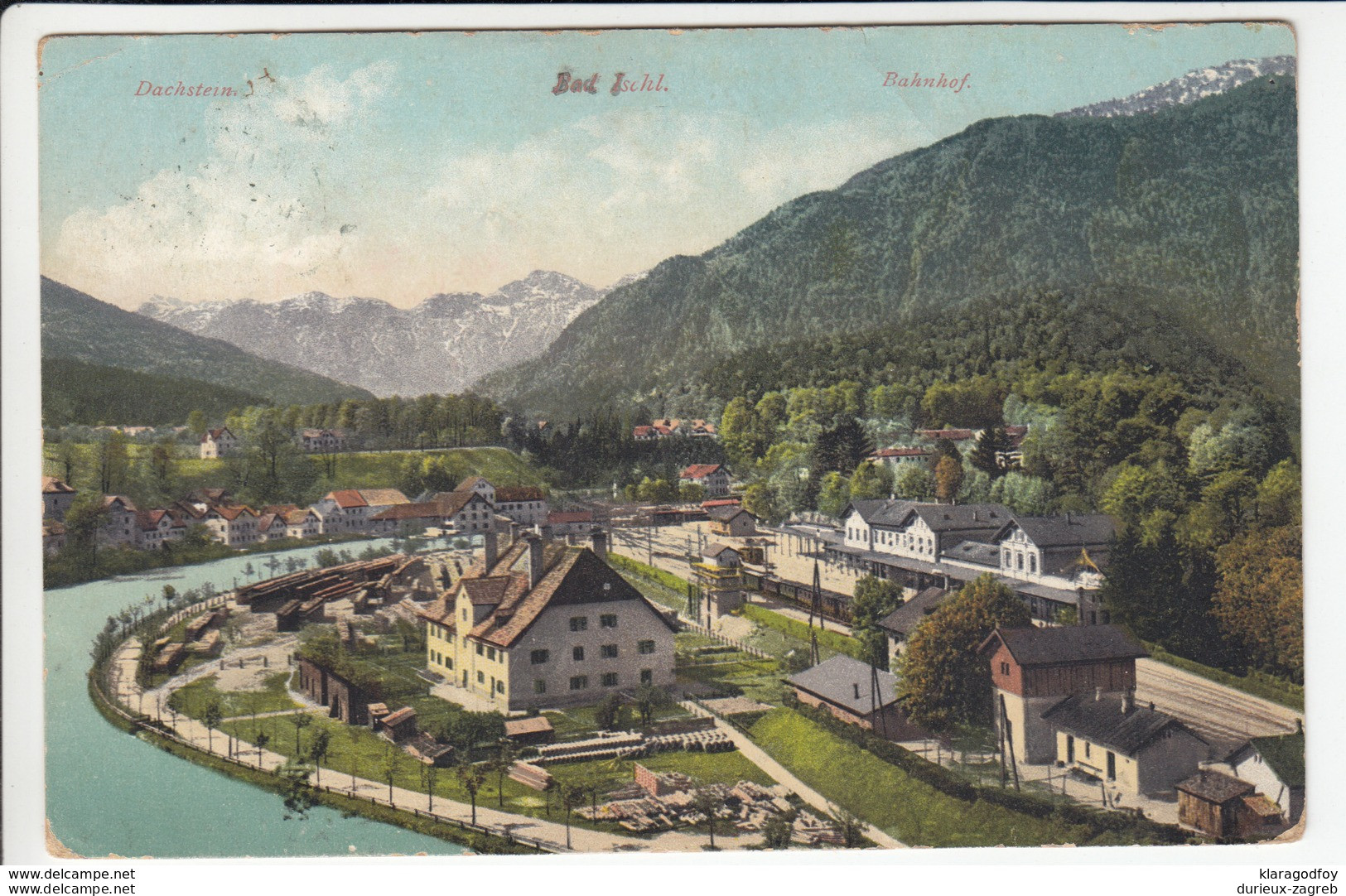 Bad Ischl Odl Postcard Used (text On The Back Erased, Without Stamp Only Part Of Postmark) B170125 - Gmünd