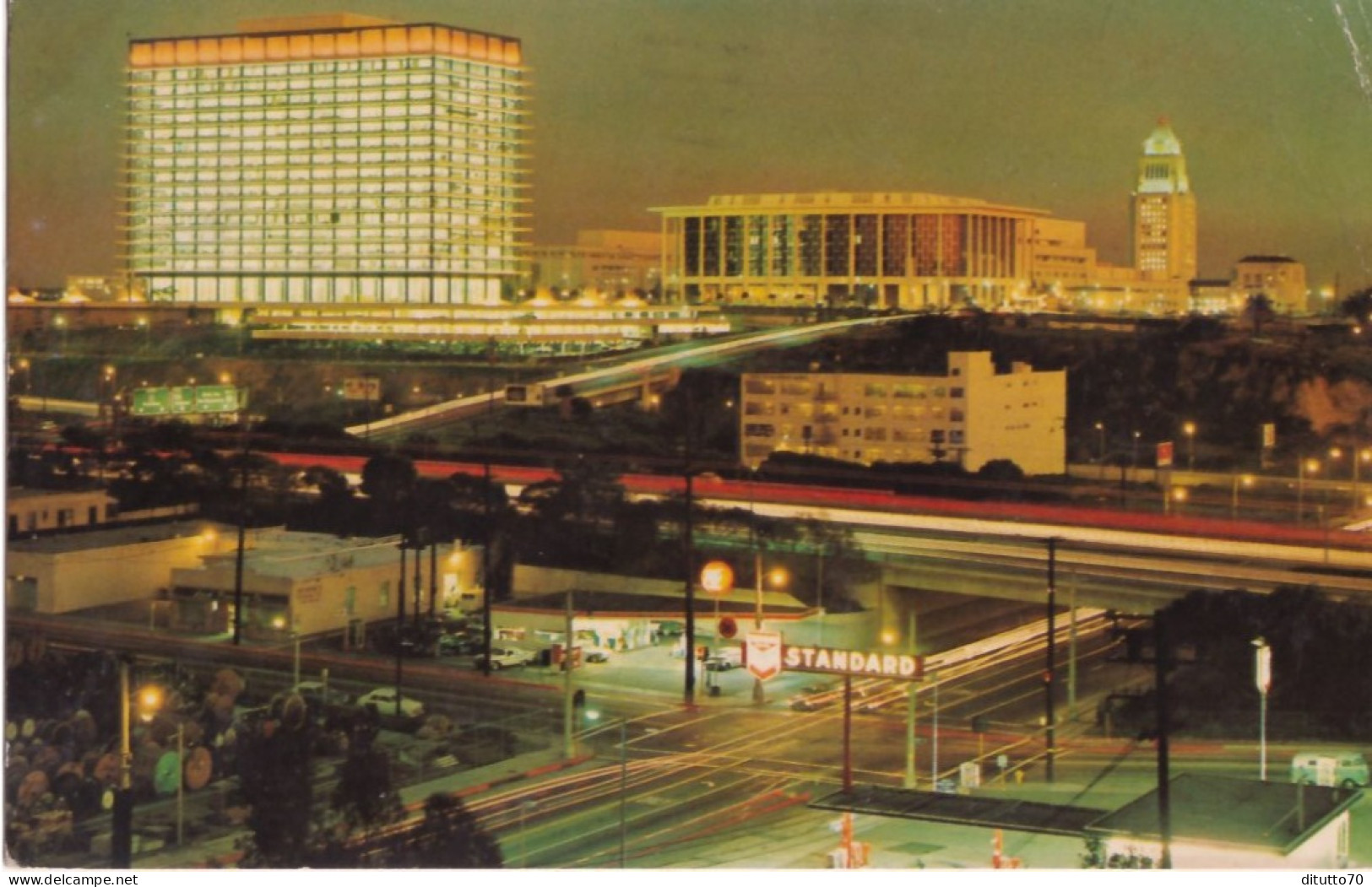 City Center At Night - Formato Piccolo Viaggiata – FE390 - Sonstige & Ohne Zuordnung