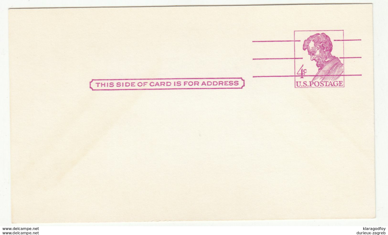 UX48, Postal Stationery Postal Card Unused B200901 - 1961-80