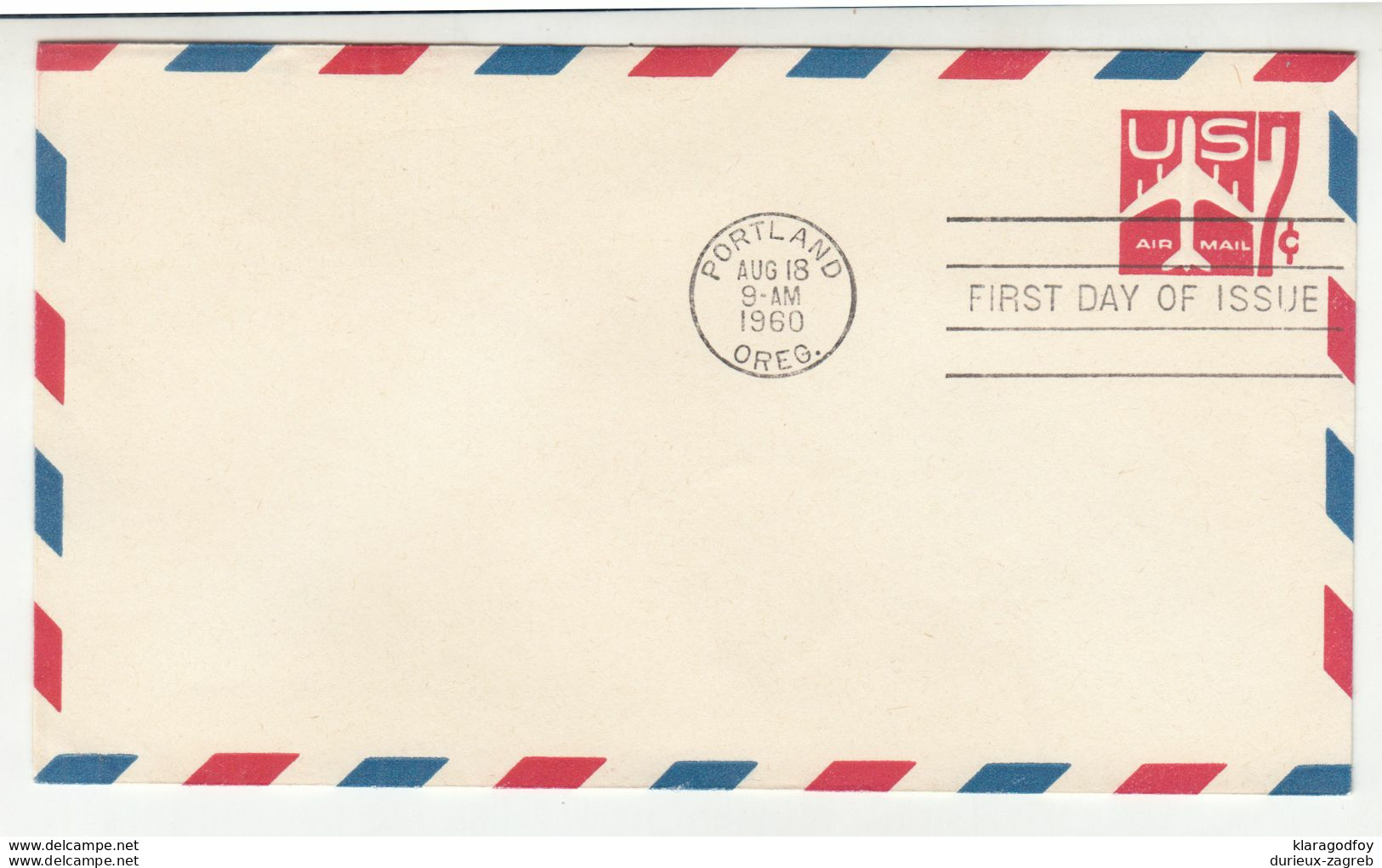 UC34, Postal Stationery Airmail FDC B200901 - 1961-80