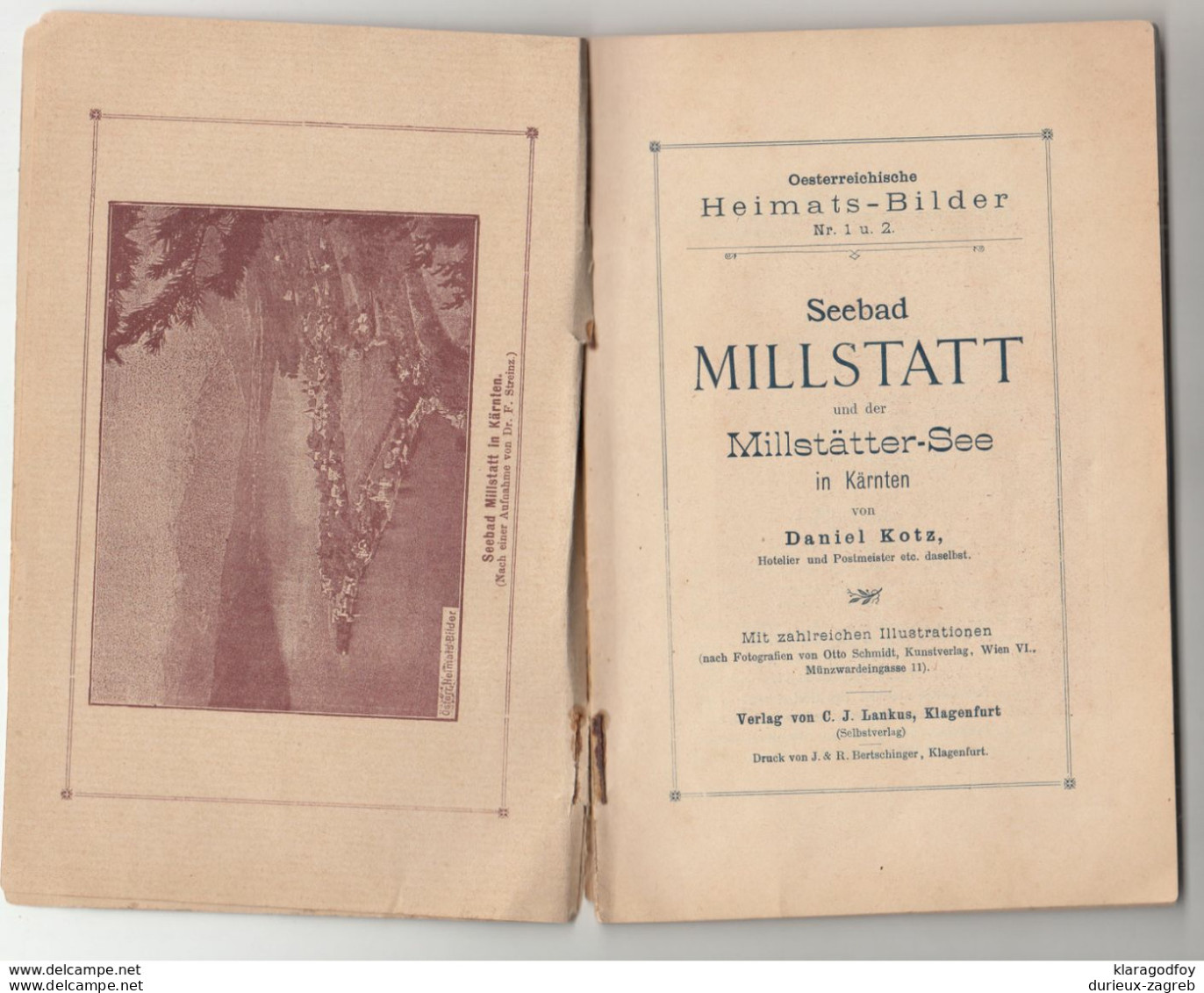C.J. Lankus, Österr. Heimats-Bilder, Booklet With 33 Pages B200901 - Millstatt