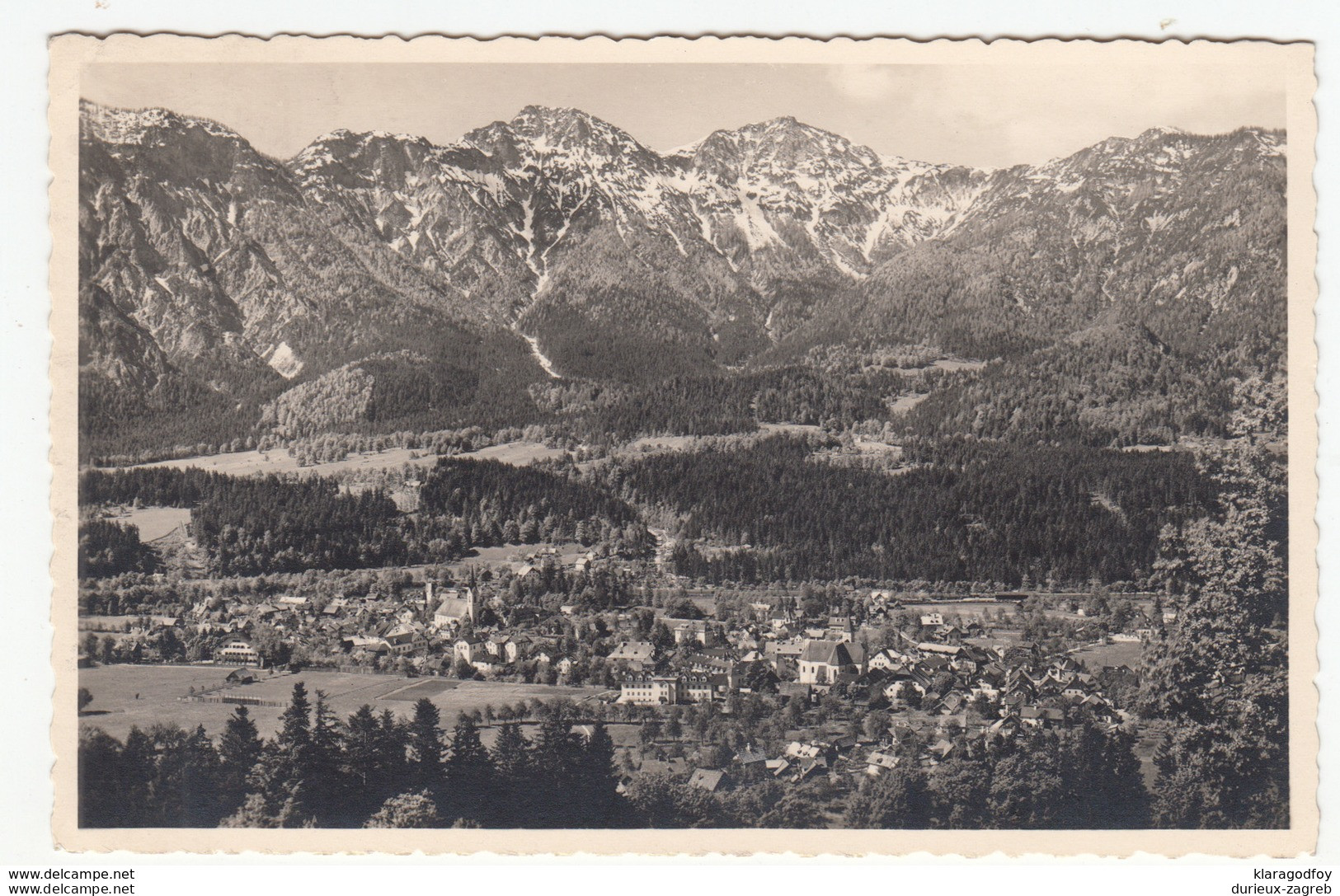 Goisern Mit Ramsaugebirge Old Postcard Travelled 1958 B170907 - Bad Goisern