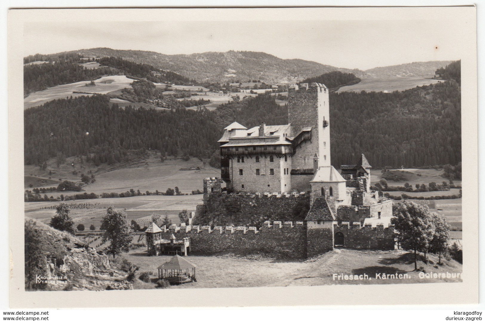 Friesach, Burg Geiersberg Old Postcard Unused B170815 - Friesach