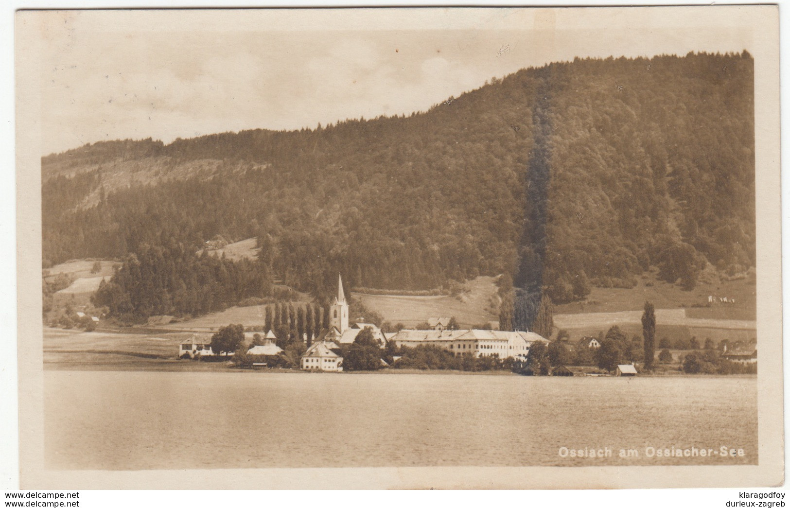 Ossiach Old Postcard Travelled 1927 B170815 - Ossiachersee-Orte