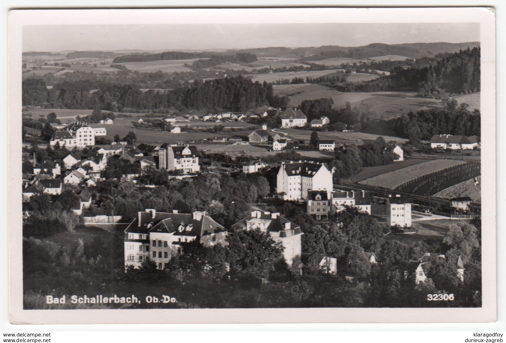 Bad Schallerbach Old Postcard Travelled 1947-8? B170815 - Bad Schallerbach