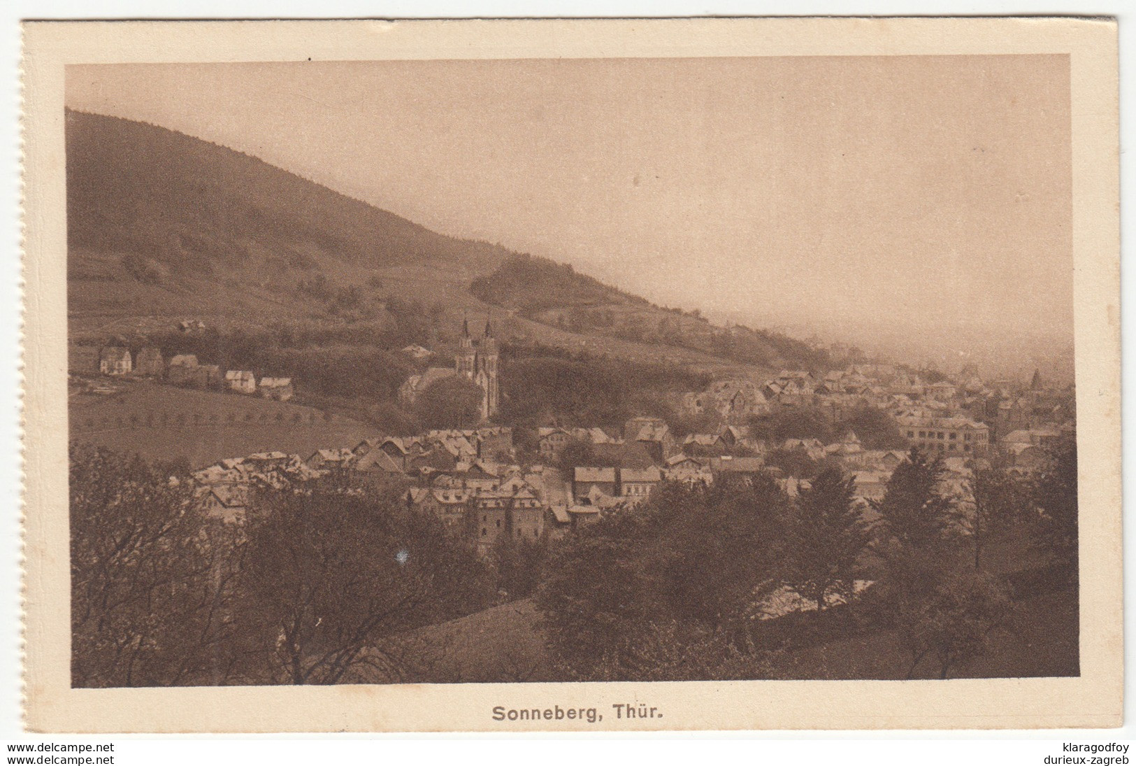 Sonnenberg Old Postcard Unused B170810 - Sonneberg