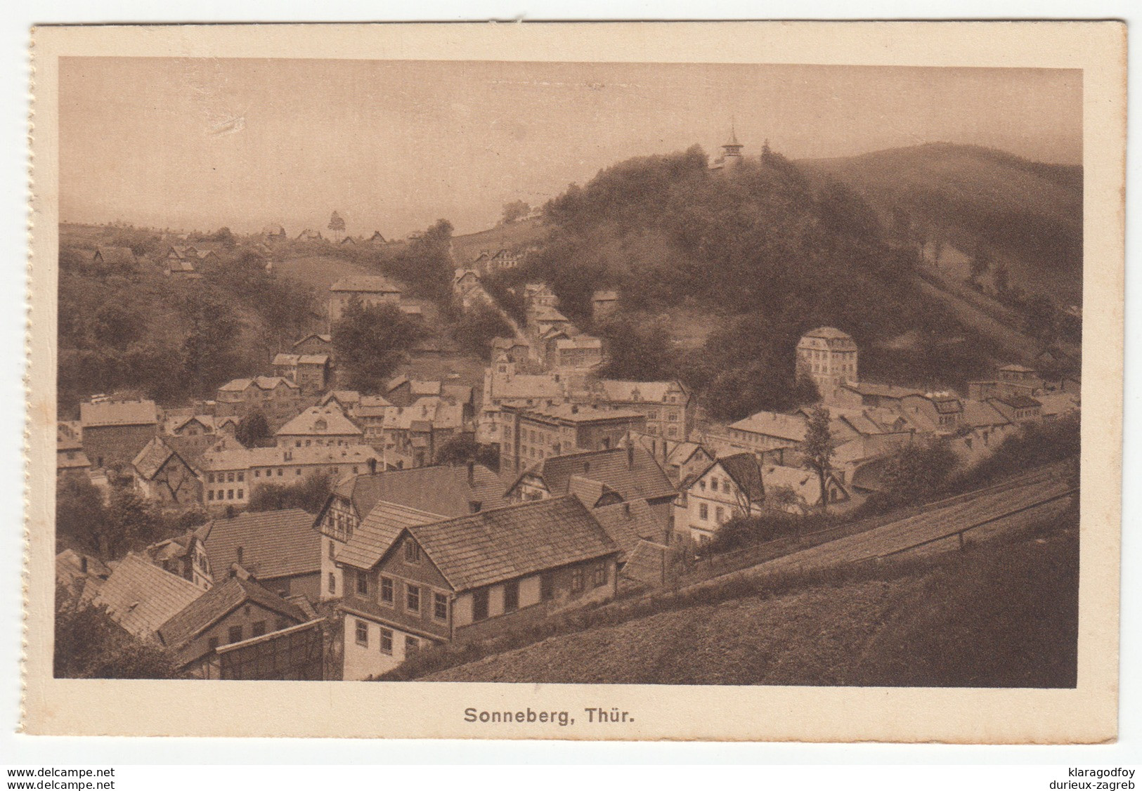 Sonnenberg Old Postcard Unused B170810 - Sonneberg