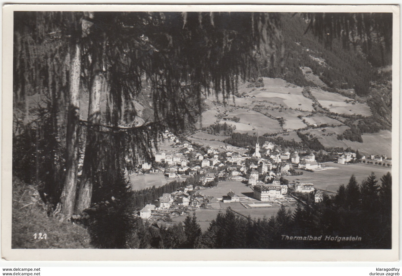 Bad Hofgastein Old Postcard 1940 Unused B170810 - Bad Hofgastein