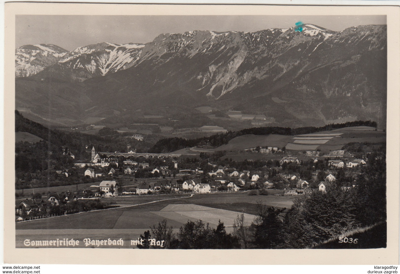 Payerbach Old Postcard Travelled 1942 Payerbach Pmk B170720 - Perchtoldsdorf