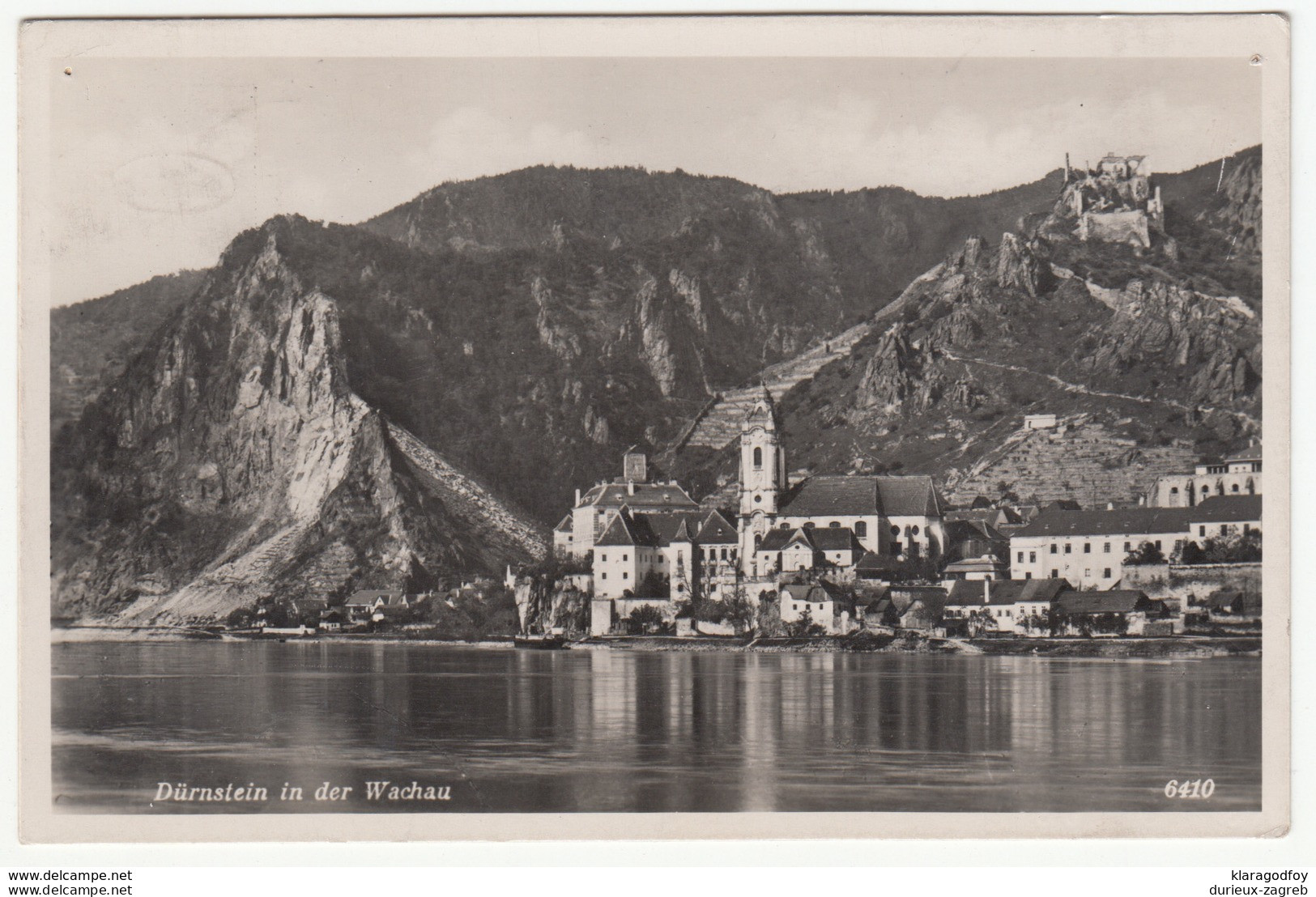 Dürnstein In Der Wachau Old Postcard Travelled 1941 Pöchlarn Pmk B170720 - Wachau