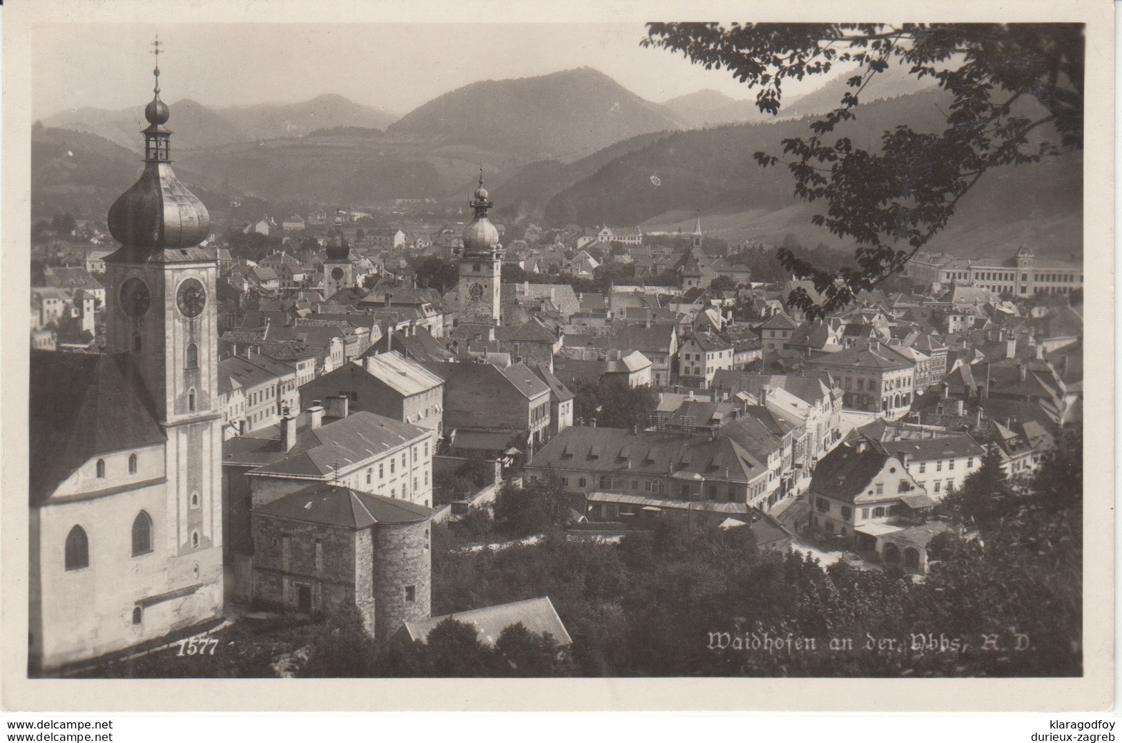 Waidhofen An Der Ybbs Old Postcard Travelled 1942 B170720 - Waidhofen An Der Ybbs