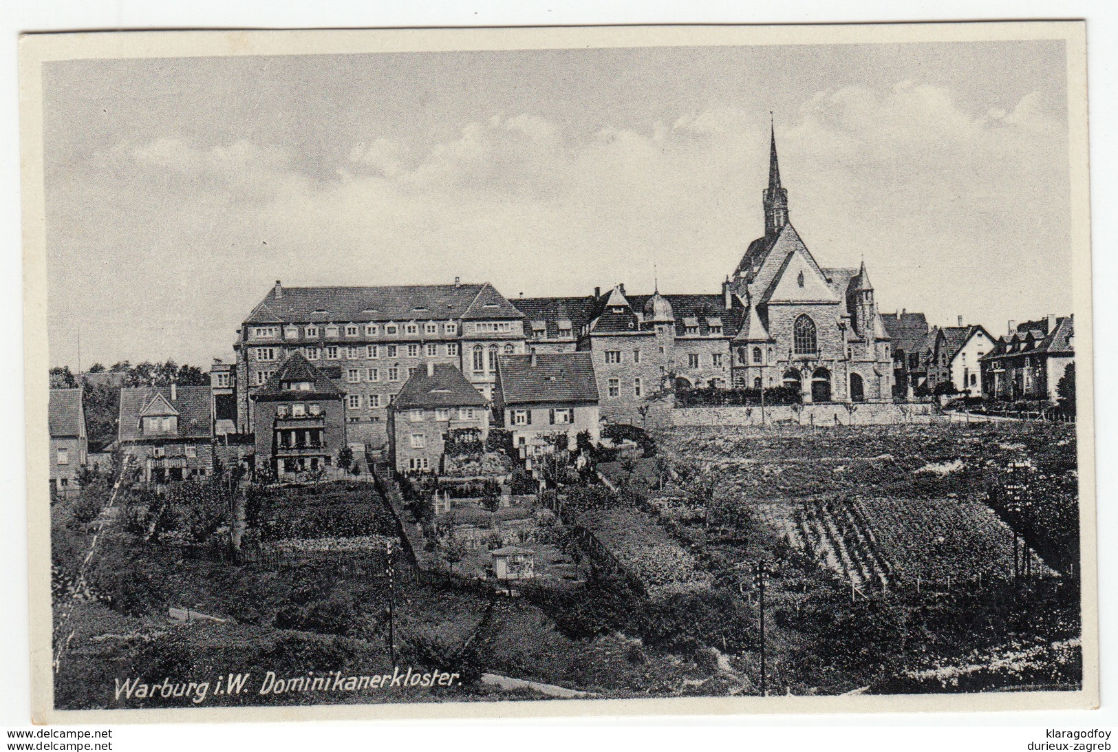 Warburg, Dominikanerkloster Old Unused Postcard Bb170701 - Warburg