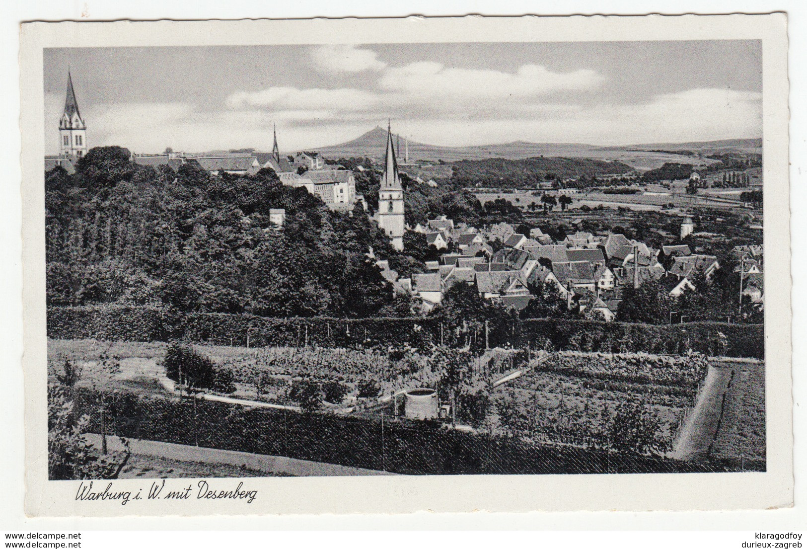 Warburg Old Unused Postcard Bb170701 - Warburg