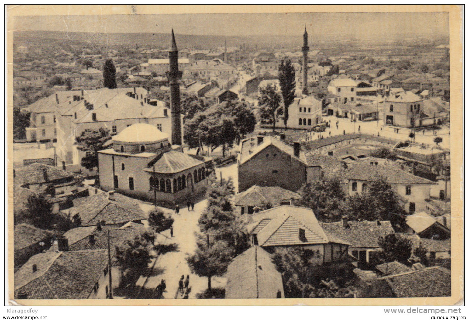 Islam Moschee Mosque Prishtina Old Postcard Travelled 1957 Bb160920 - Islam