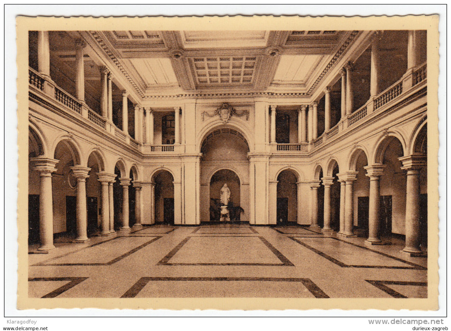 Pontificia Universita Gregoriana Roma 7 Old Unused Postcards Bb151217 - Education, Schools And Universities