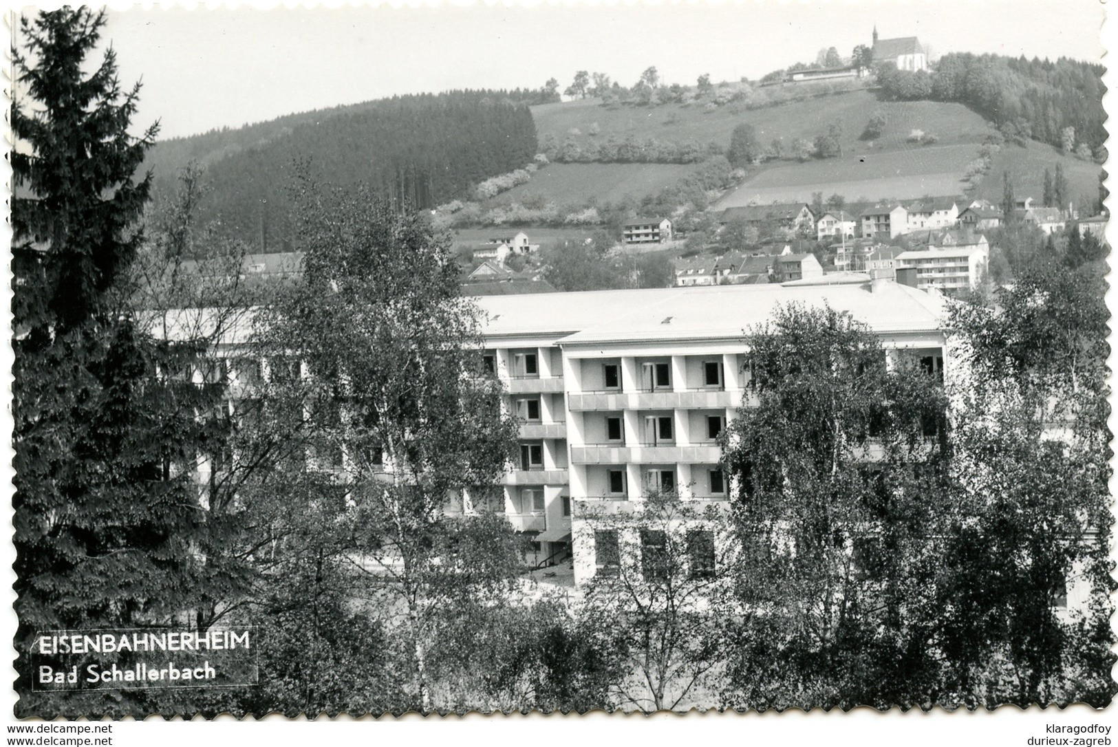 Bad Schallerbach Eisenbahnerheim Old Unused Pohotopostcard Bb170620 - Bad Schallerbach