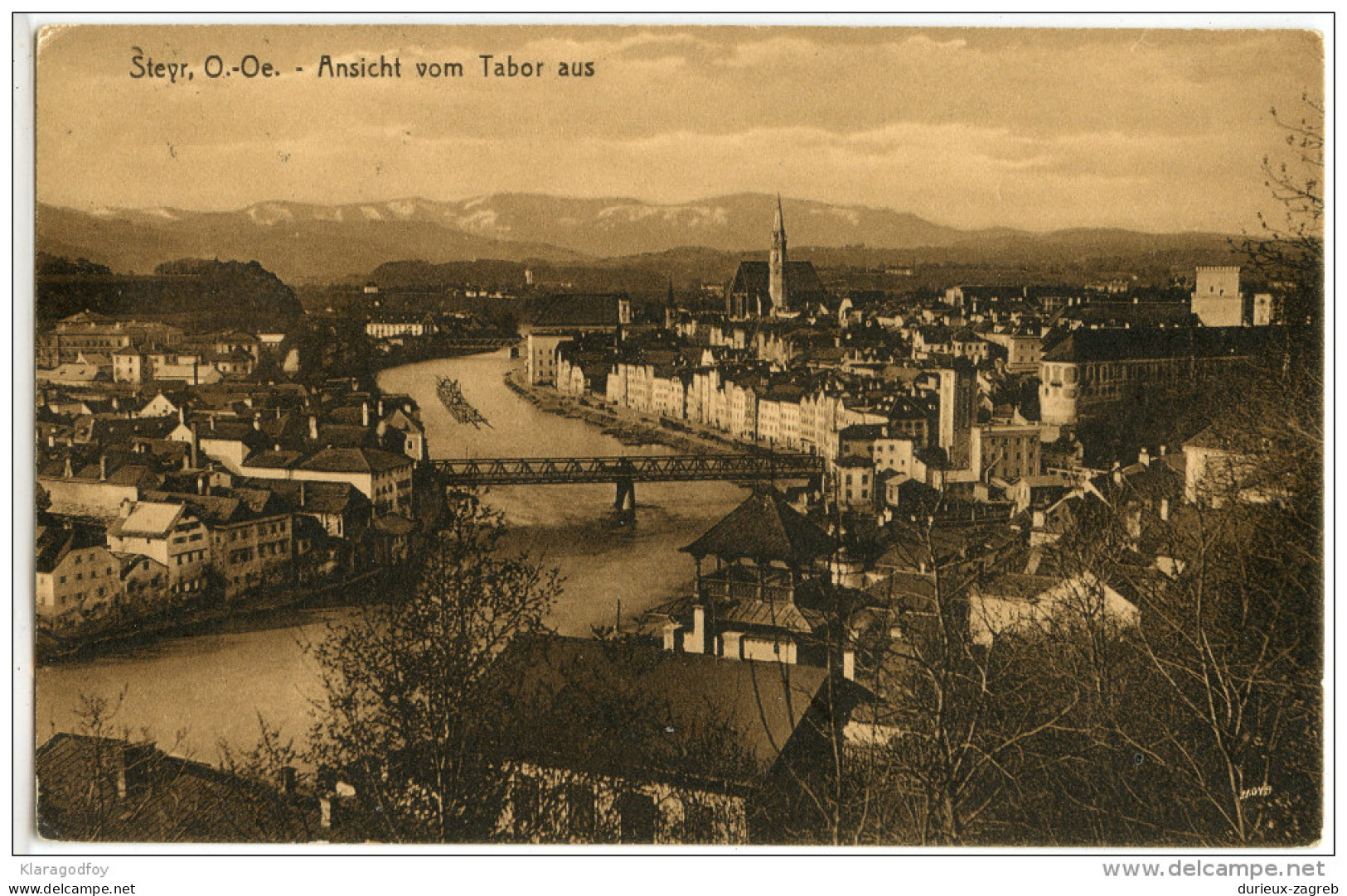 Steyr Old Postcard Travelled 1913 Bb - Steyr