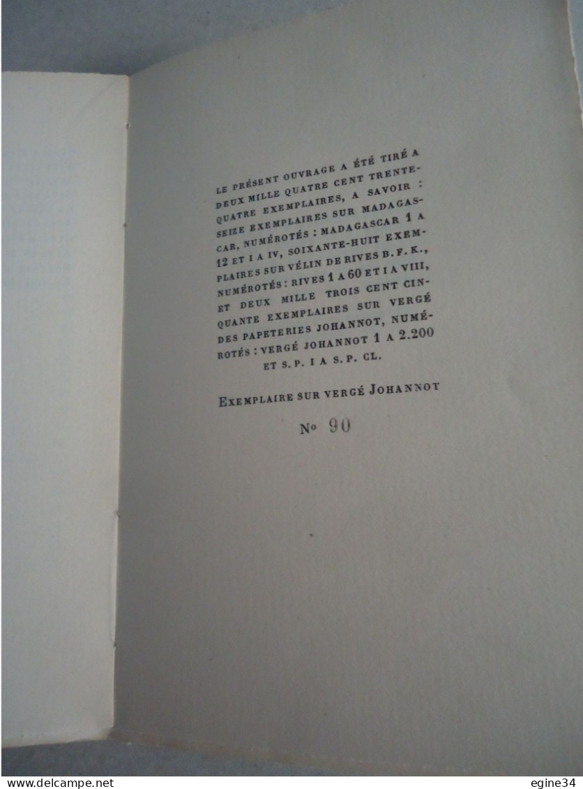 Editions Grasset - François Mauriac  - Orages - Ex.sur Vergé  No 90 - Franse Schrijvers