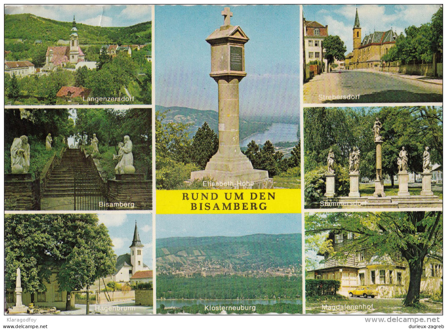 Bisamberg Old Postcard Travelled 1974 Bb151029 - Korneuburg