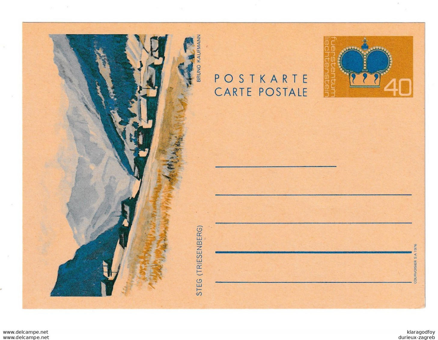 Steg Illustrated Postal Stationery Postcard Unused B210410 - Postwaardestukken