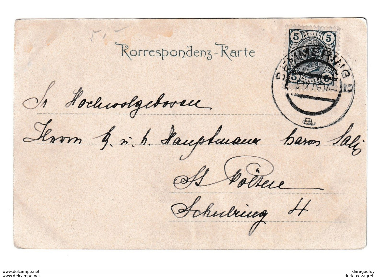 Sonnwendstein Und Grand Hotel Erzherzog Johann Semmering Old Postcard Posted 1906 B210301 - Semmering