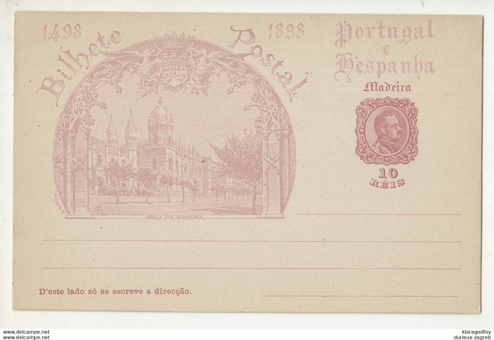 Madeira 1898 3 Illustrated Postal Stationery Postcards Bilhete Postal B210320 - Lettres & Documents