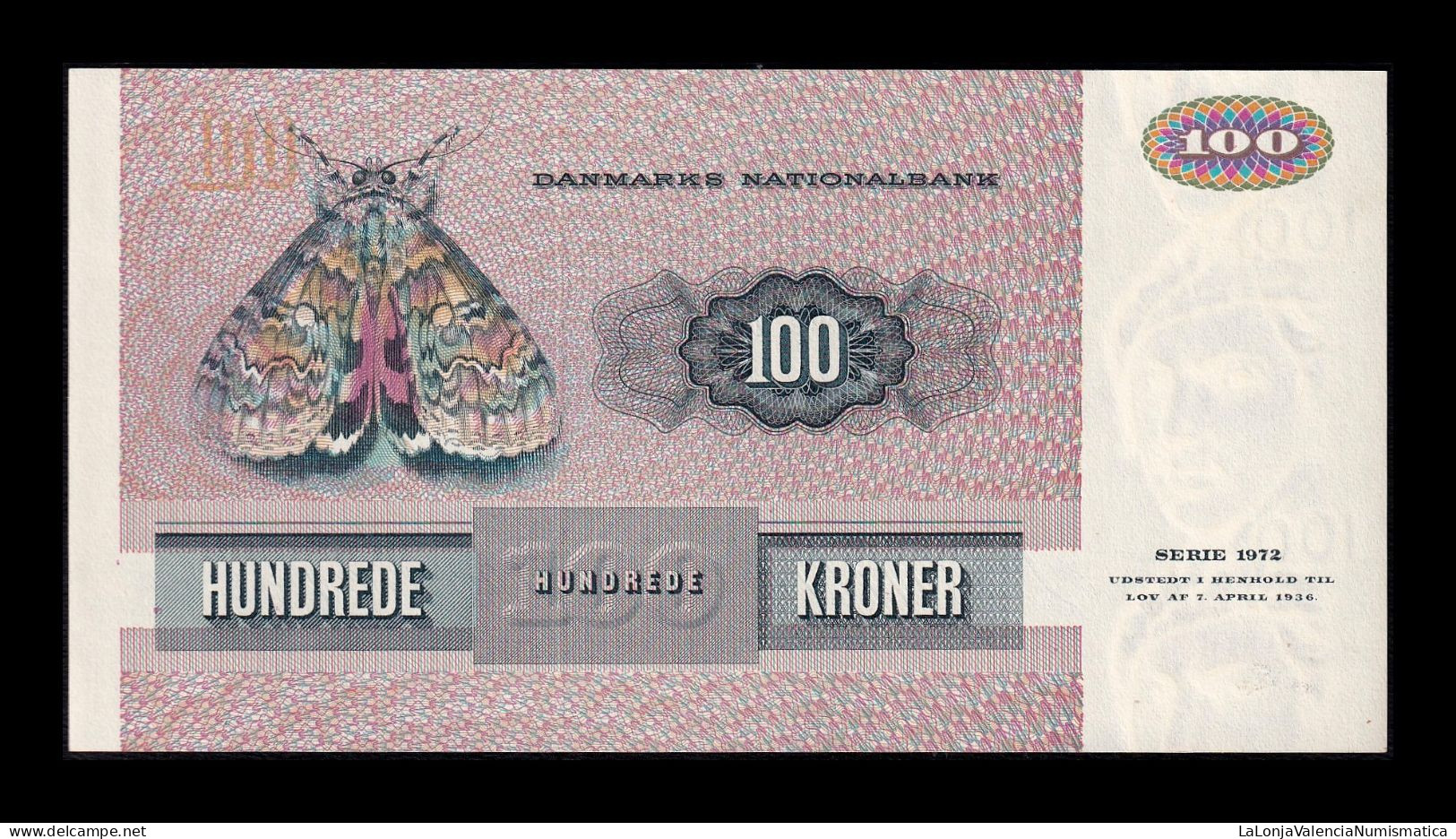 Dinamarca Denmark 100 Kroner 1978 Pick 51e Sc Unc - Dinamarca