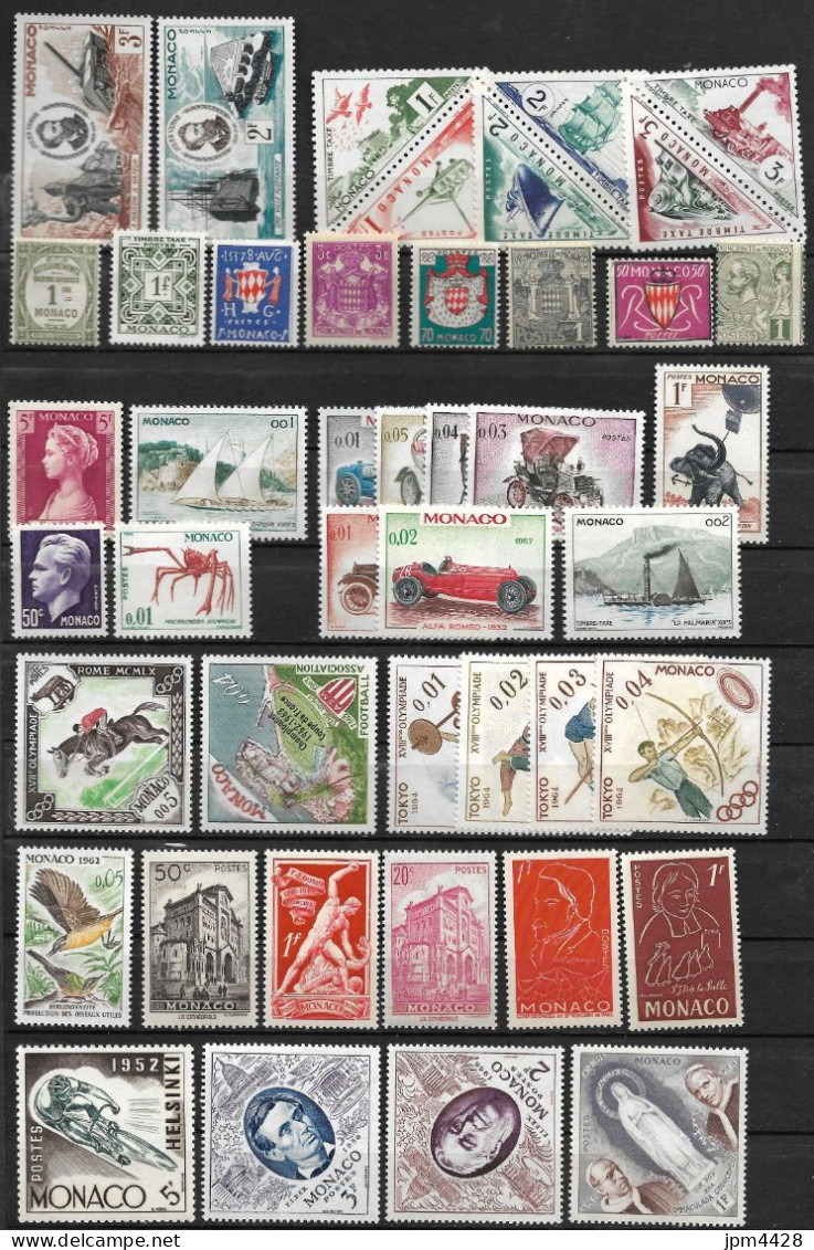 MONACO  Lot 79 Timbres Neufs ** - Collezioni & Lotti