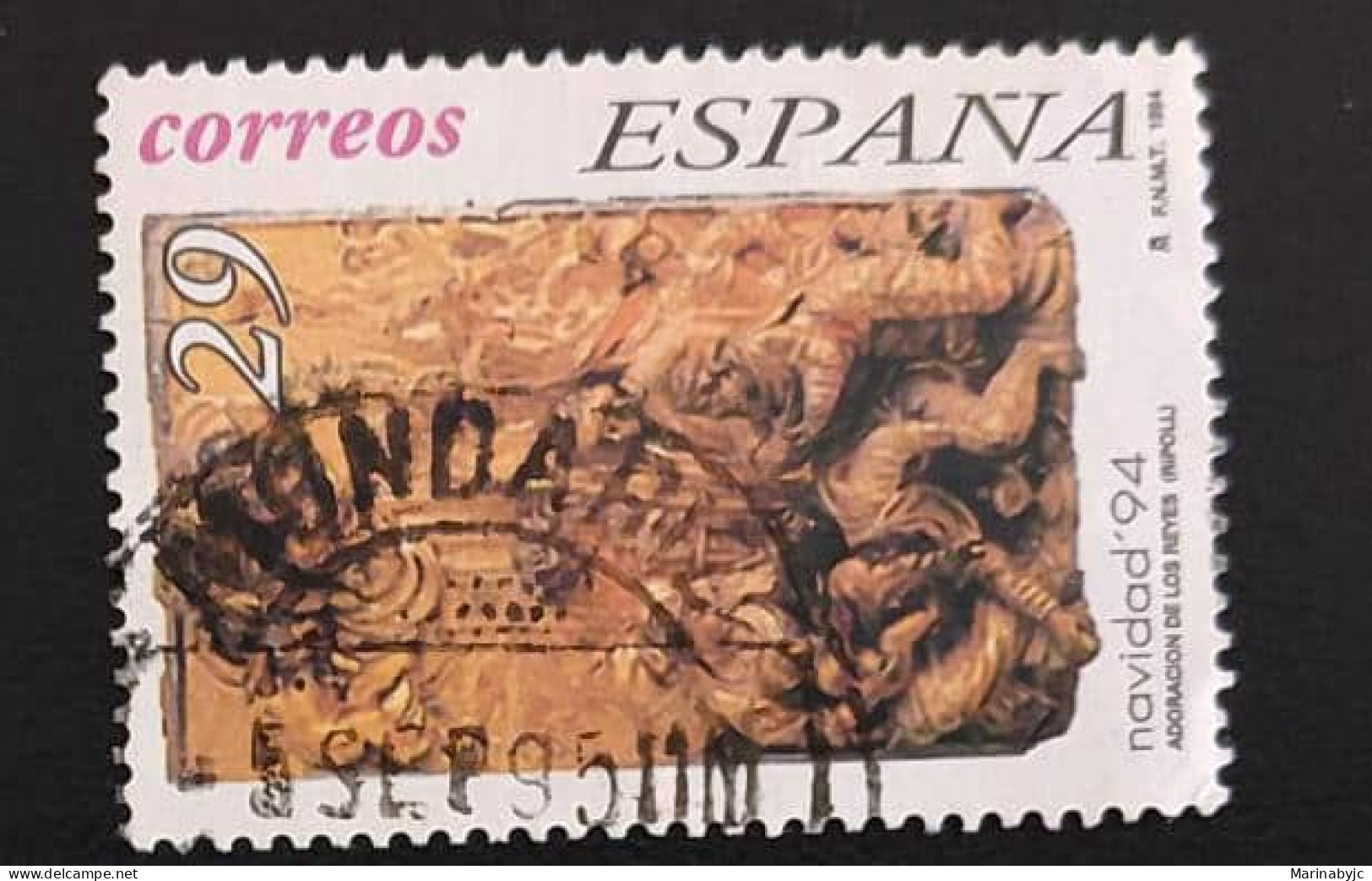 SD)1994. SPAIN. CHRISTMAS 94. USED - Collezioni