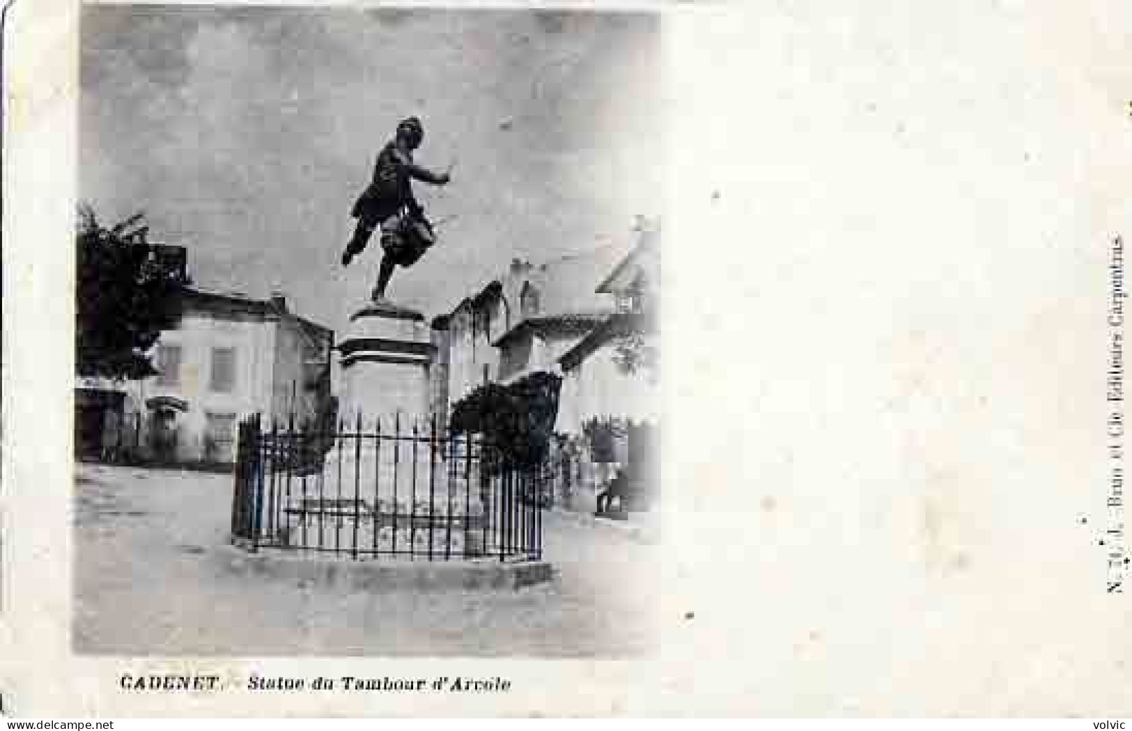 84 - CADENET - Statue Du Tambour D'Arcole - Cadenet