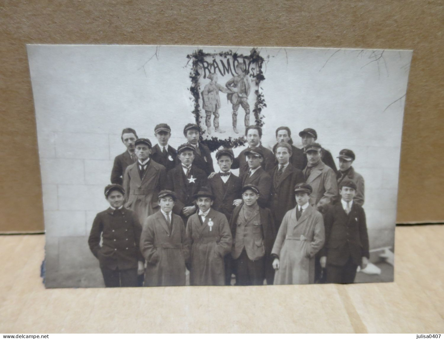 CLUNY (71) école Des Arts Et Métiers Carte Photo Groupe Des Ramon's SAVOIE HAUTE SAVOIE - Cluny