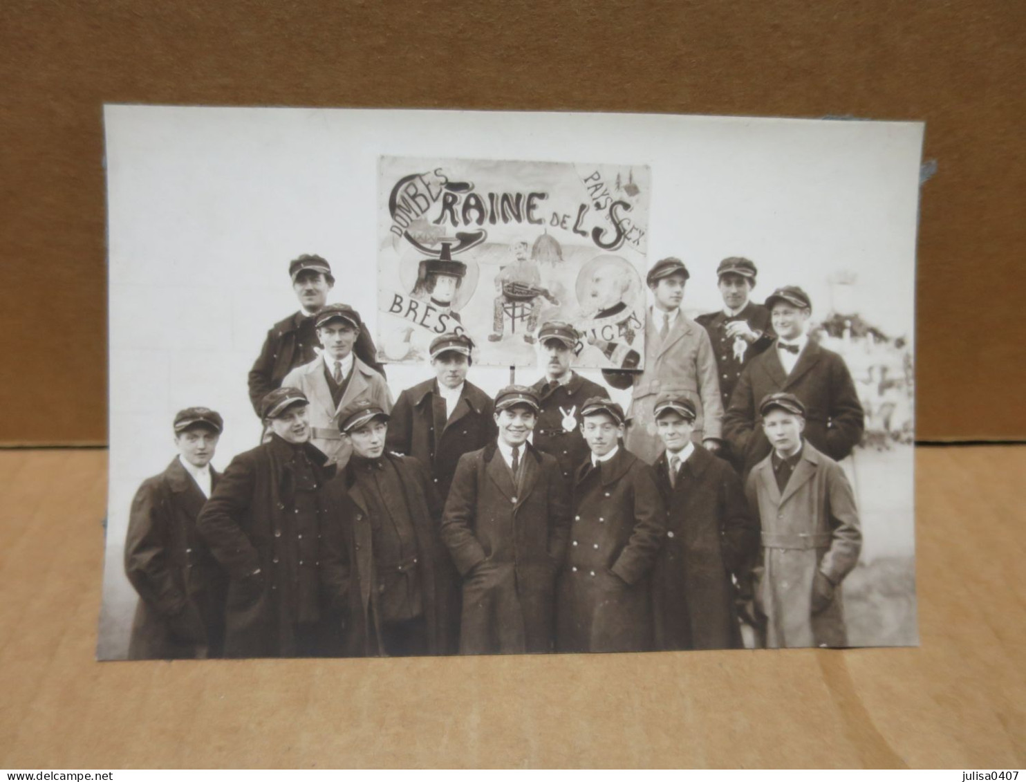 CLUNY (71) école Des Arts Et Métiers Carte Photo Groupe Graine De L'S DOMBES BRESSE GEX BUGEY - Cluny