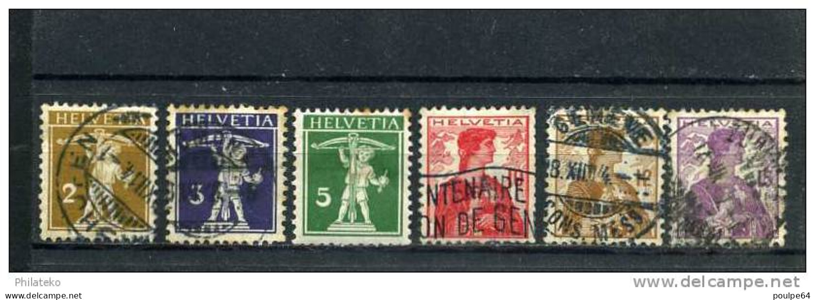 N°128/129/130/131/132/133 (6 Timbres) - Oblitérés