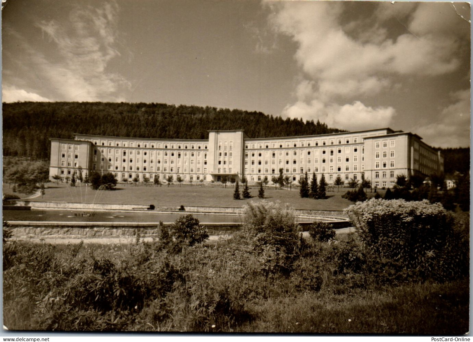 43931 - Deutschland - Erlabrunn , Bergarbeiter Krankenhaus - Gelaufen 1955 - Breitenbrunn