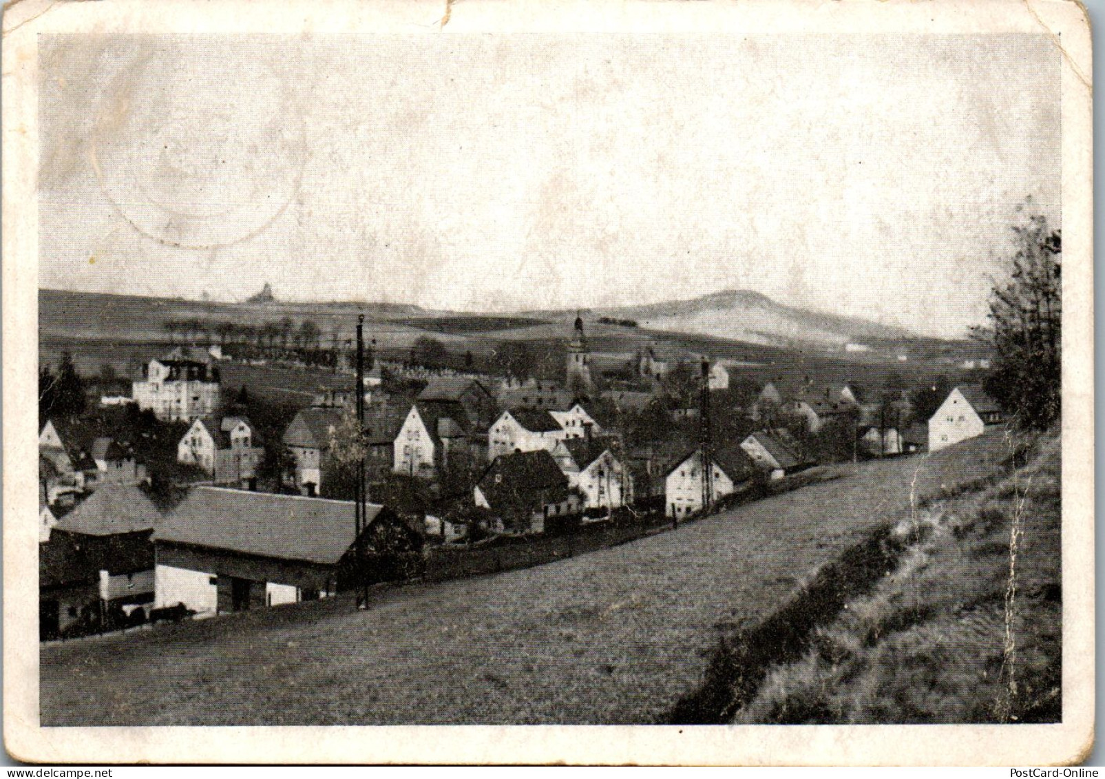 43922 - Deutschland - Zschorlau , Panorama , Ansicht - Gelaufen 1950 - Zschorlau