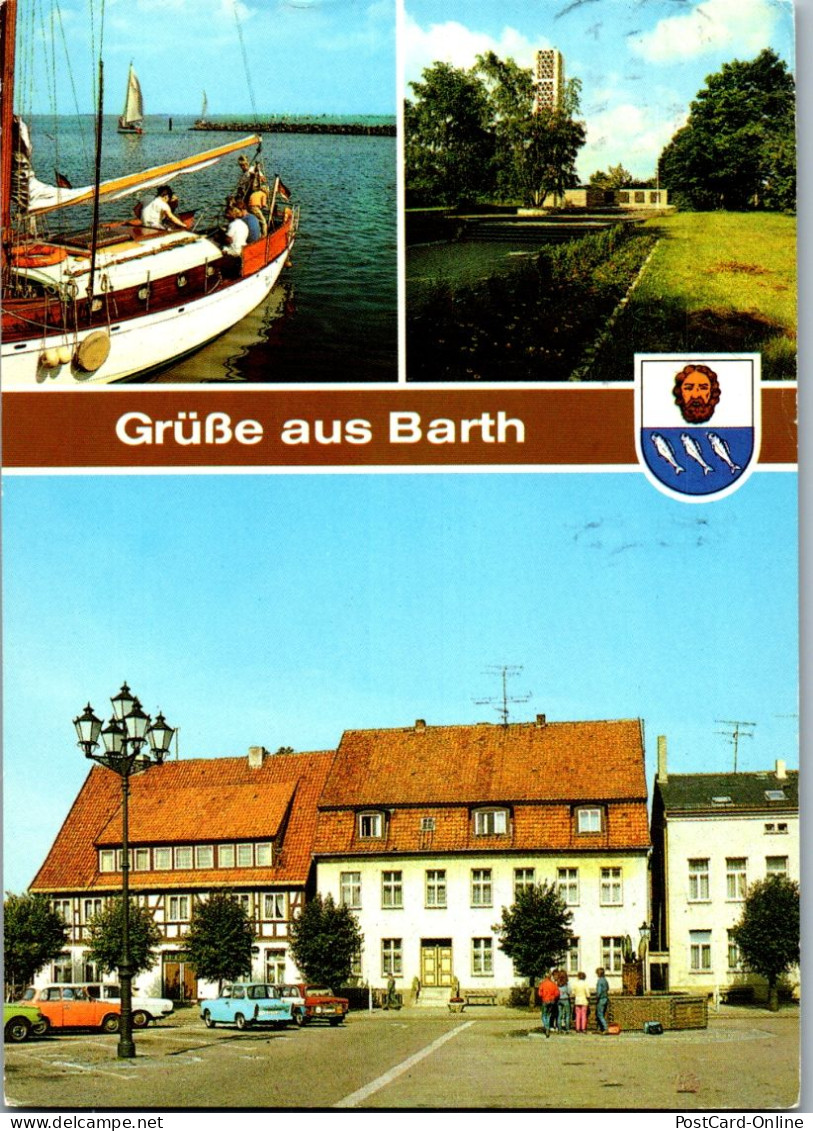 43902 - Deutschland - Barth , Mehrbildkarte - Gelaufen 1988 - Barth