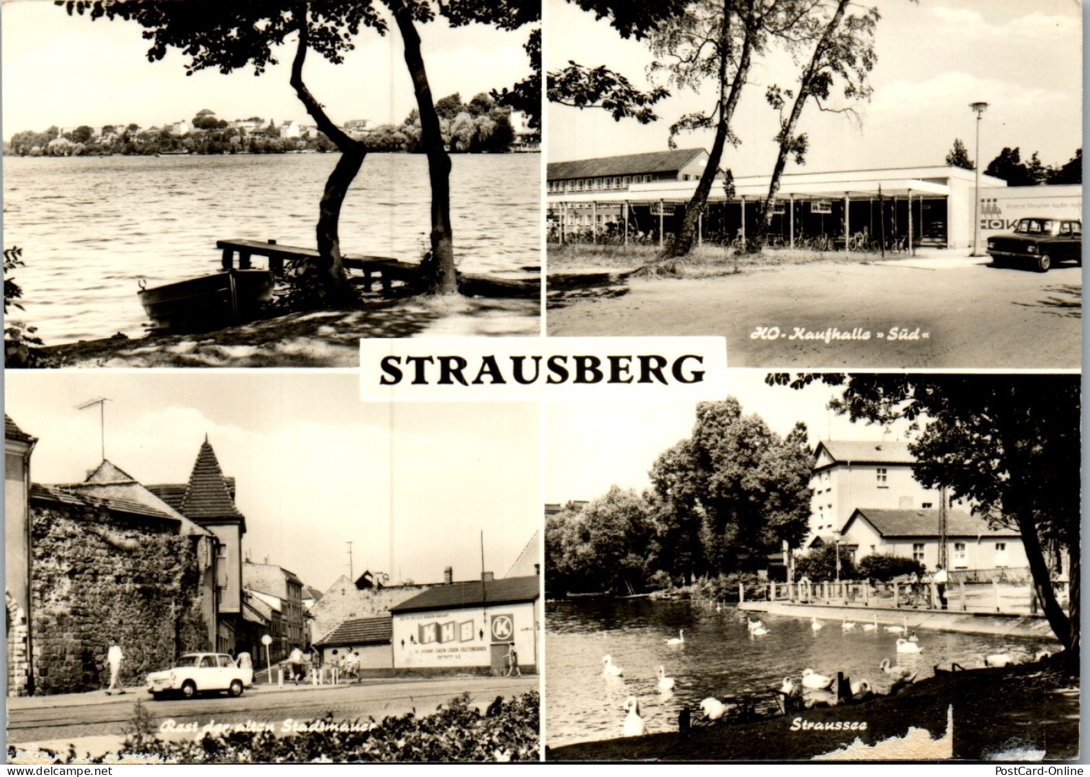 43904 - Deutschland - Strausberg , Straussee , Kaufhalle , Stadtmauer , Mehrbildkarte - Nicht Gelaufen  - Strausberg