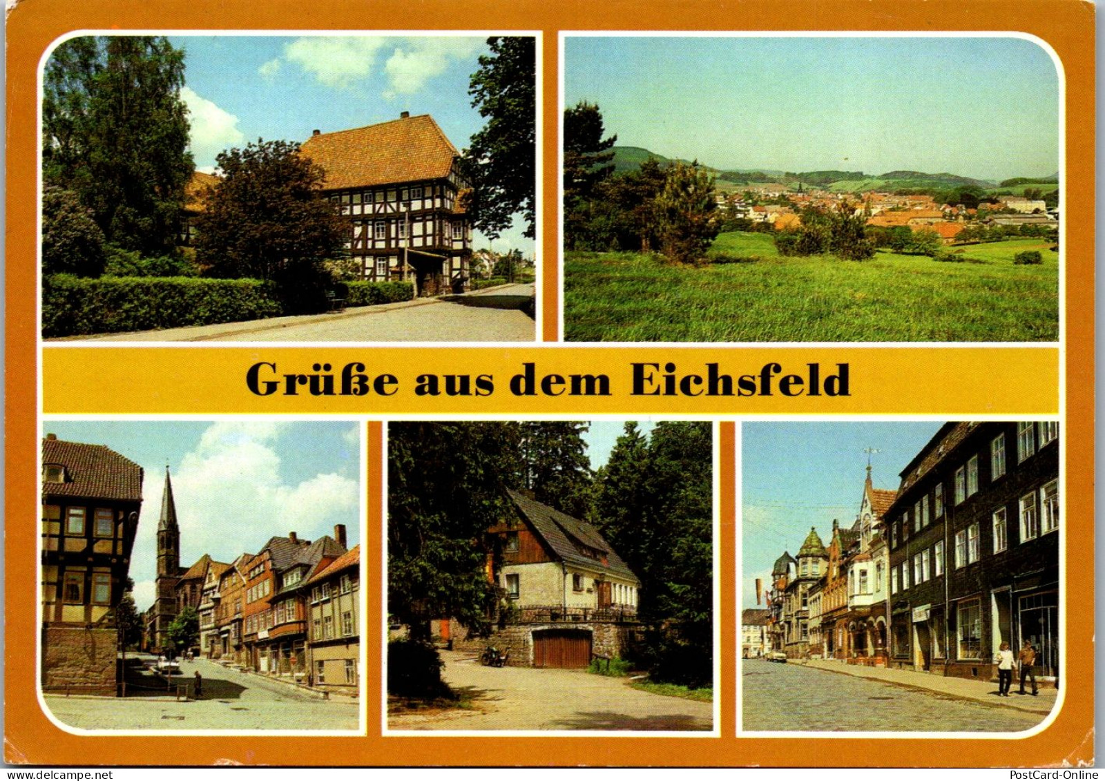 43892 - Deutschland - Eichsfeld , Worbis , Gruss Aus , Mehrbildkarte - Gelaufen  - Heiligenstadt