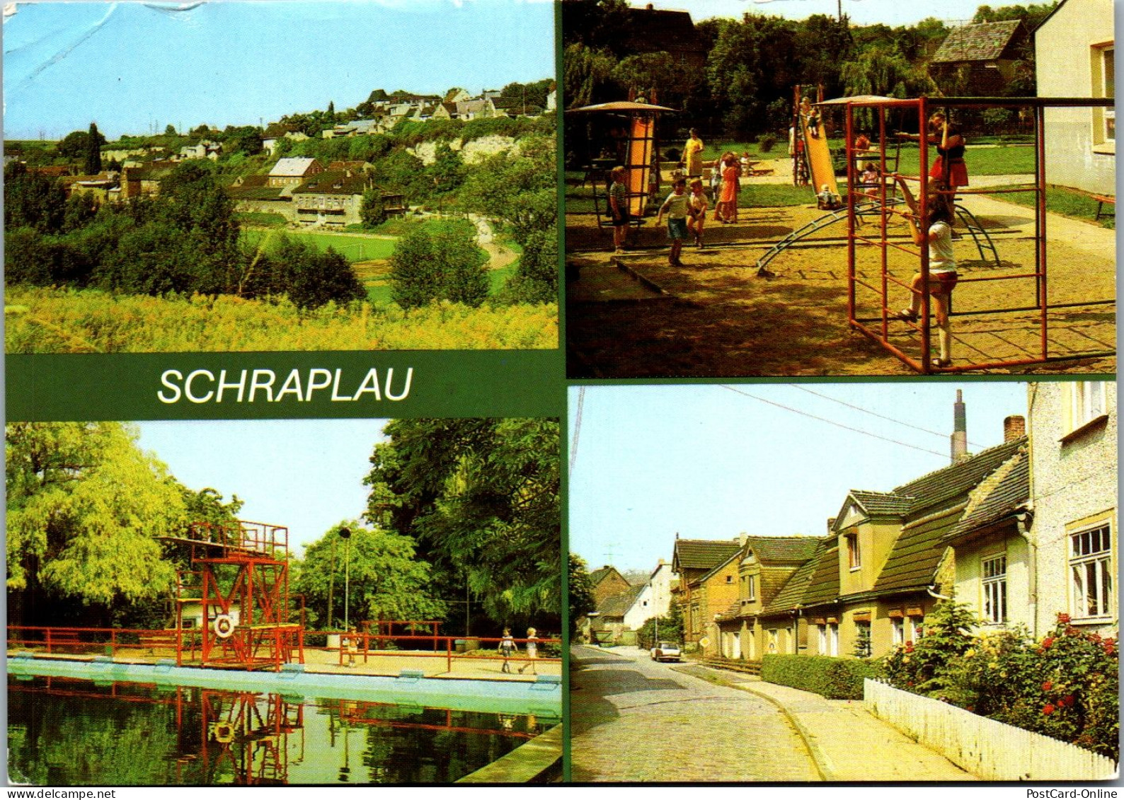 43889 - Deutschland - Schraplau , Kr. Querfurt , Kindergarten , Freibad , Straße Der Märzgefallenen - Gelaufen  - Querfurt